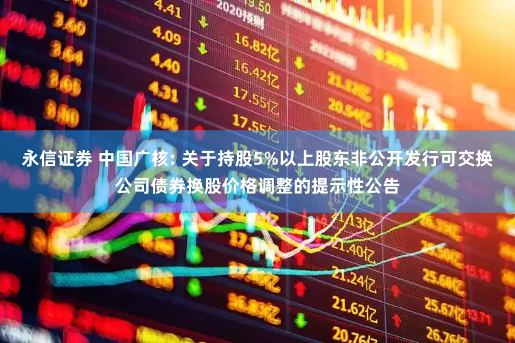 永信證券 中國廣核: 關于持股5%以上股東非公開發(fā)行可交換公司債券換股價格調整的提示性公告