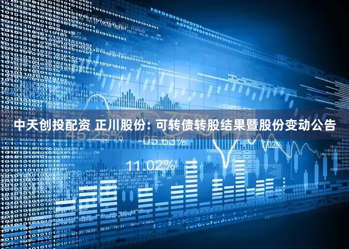 中天創(chuàng)投配資 正川股份: 可轉(zhuǎn)債轉(zhuǎn)股結(jié)果暨股份變動(dòng)公告